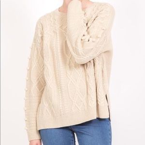 beige sweater